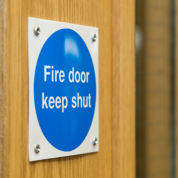 Chester commercial property fire door