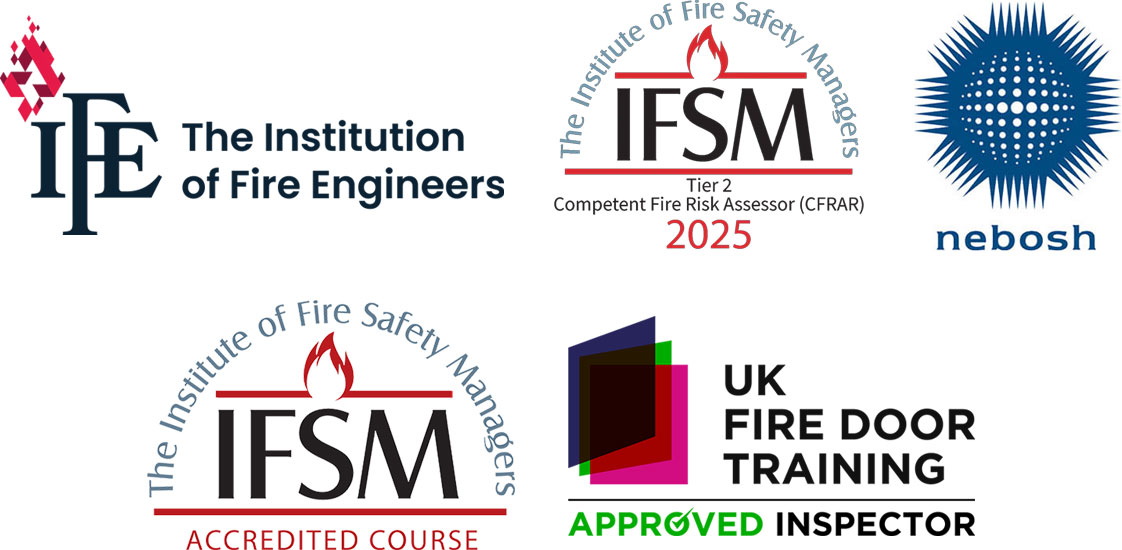 Institute of Fire Engineers, The Institute of Fire Safety Managers Tier 2 Competent Fire Risk Assessor 2025, Nebosh, IFSM Accredited Course, UK Fire Door Training Approved Inspector