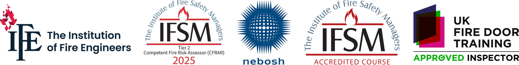 Institute of Fire Engineers, The Institute of Fire Safety Managers Tier 2 Competent Fire Risk Assessor 2025, Nebosh, IFSM Accredited Course, UK Fire Door Training Approved Inspector